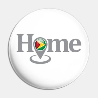 Guyana My Home with Google Maps Locate Icon Pin