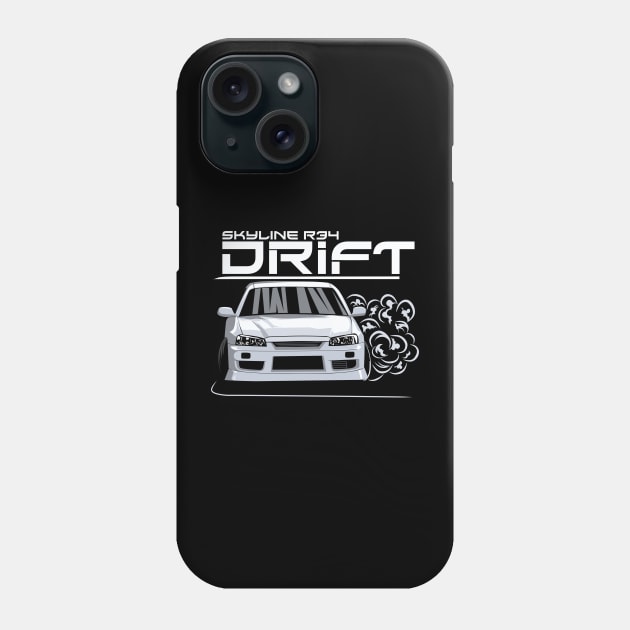 Skyline Drifting Phone Case by Rezall Revolution