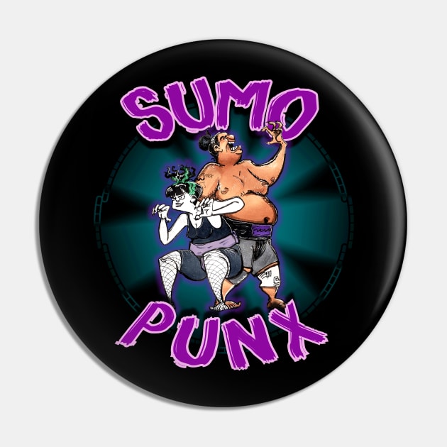 Sumo Punx Logo Pin by Sumo Punx