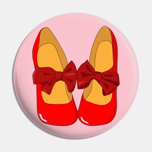 Red Shoes Pair Pin