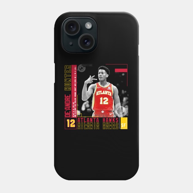 De'andre Hunter Paper Poster Phone Case by art.Hamdan