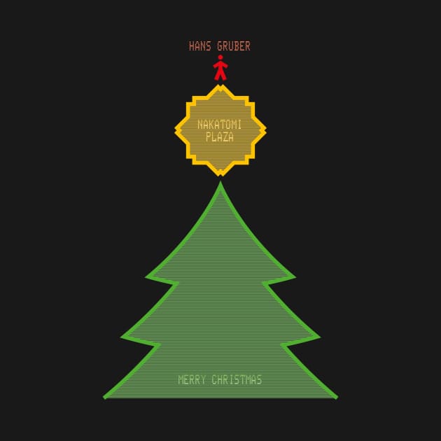 Die Hard – Hans Gruber Festive Cheer by GraphicGibbon