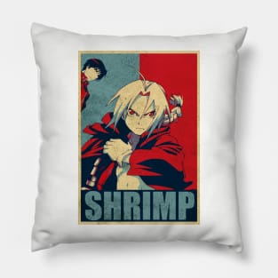 Full metal shrimp ( worn version) Pillow