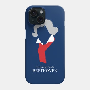 Ludwig van Beethoven - Minimalist Portrait Phone Case