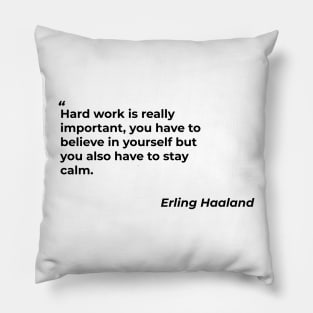 Quotes from Erling Haaland Pillow