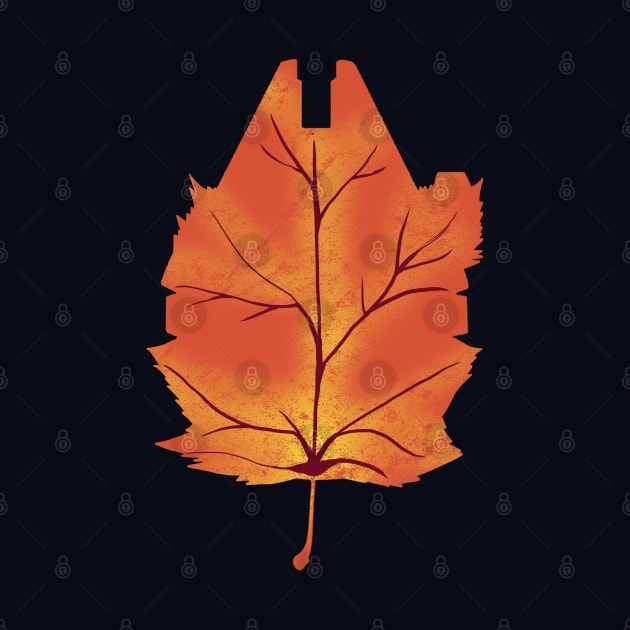 Millennium Fall Icon Sci-fi Inspired Maple Leaf Spaceship by BoggsNicolas