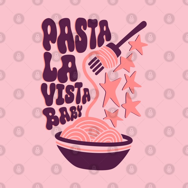 Food pun pasta la vista by eternalshadeart