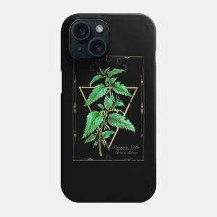 Stinging Nettle. Witchy herbs Phone Case