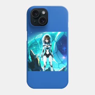 Anime Girl on an Ice Planet Phone Case