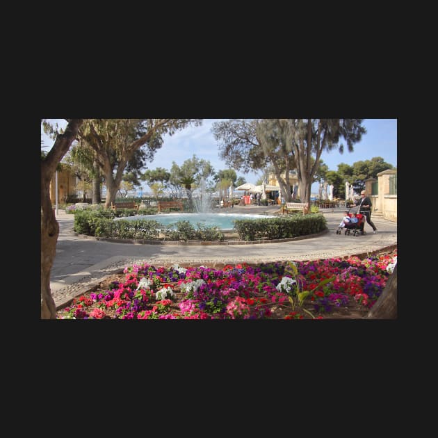 Upper Barrakka Gardens, Valletta, Malta by Carole-Anne