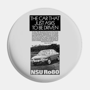 NSU Ro80 - advert Pin