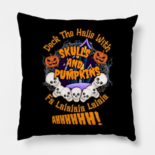 Deck the Halls - Halloween Spooky Pillow