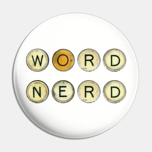 Word Nerd Pin