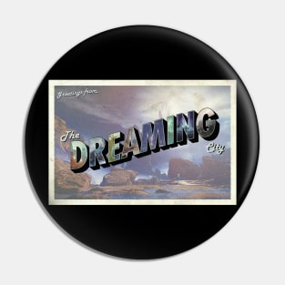 D2 greetings from the Dreaming City Pin