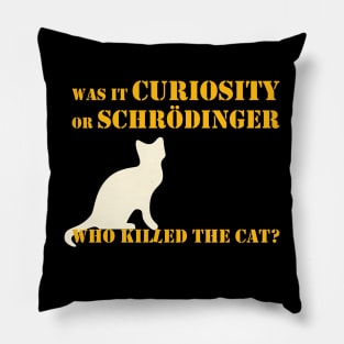 Was it curiosity or Schrödinger who killed the cat? Pillow