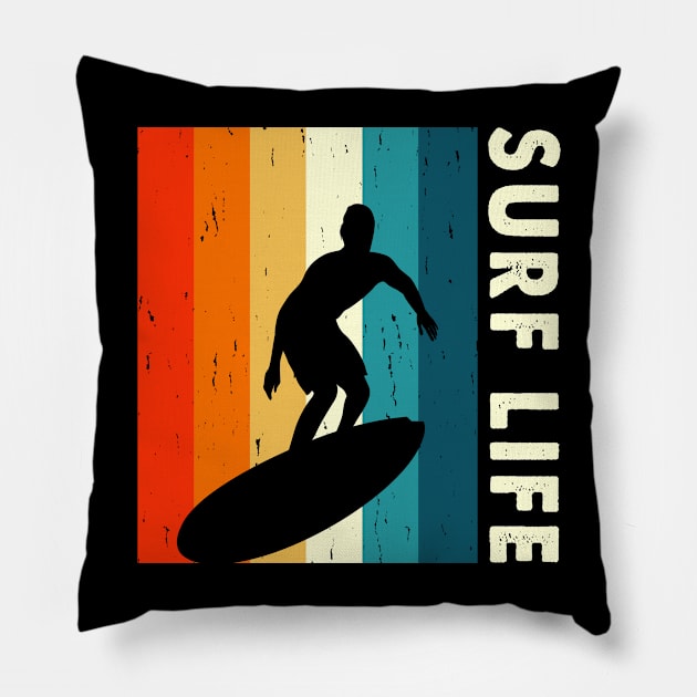 Surfing Life T Shirt For Women Men Pillow by QueenTees