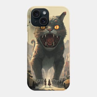 The count Catzilla Phone Case