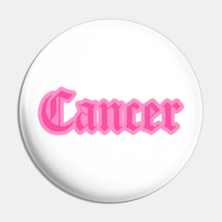 Cancer Zodiac Pink Astrology Aesthetic Pin