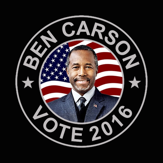 Ben Carson US Flag by ESDesign