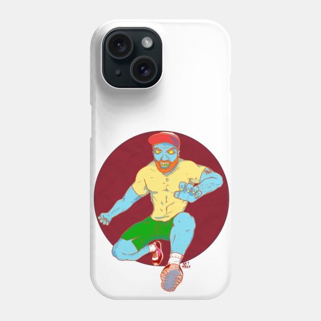 Angry Geek Zombie Phone Case by nktmrkv
