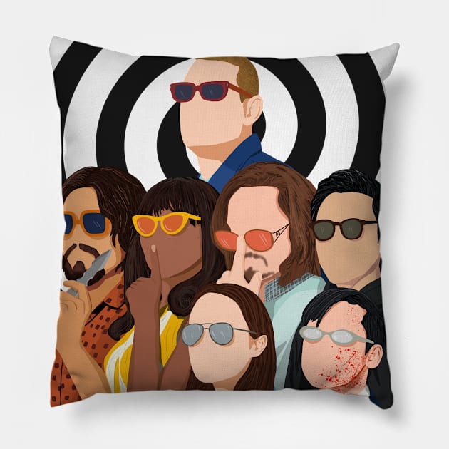 The Umbrella Academy siblings - S2 Pillow by byebyesally