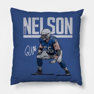 Quenton Nelson Indianapolis Hyper Pillow