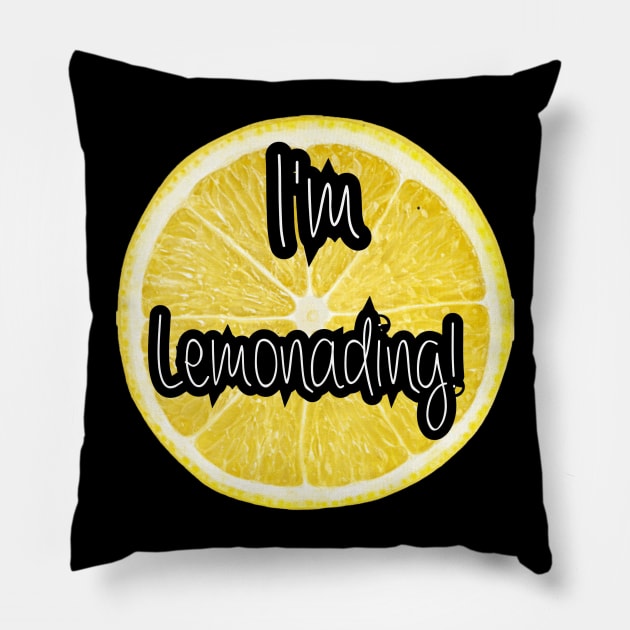 Kimberly, I'm Lemonading! Pillow by GroovyArt