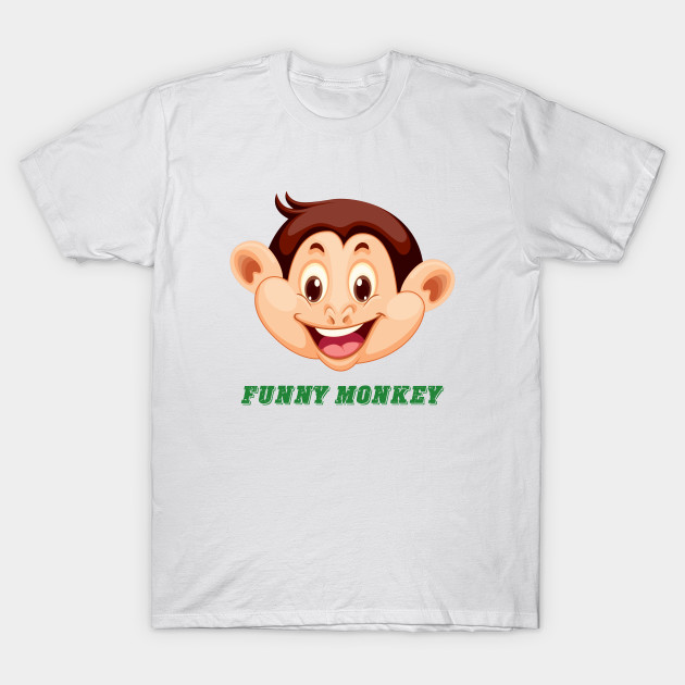 funny monkey face t shirt