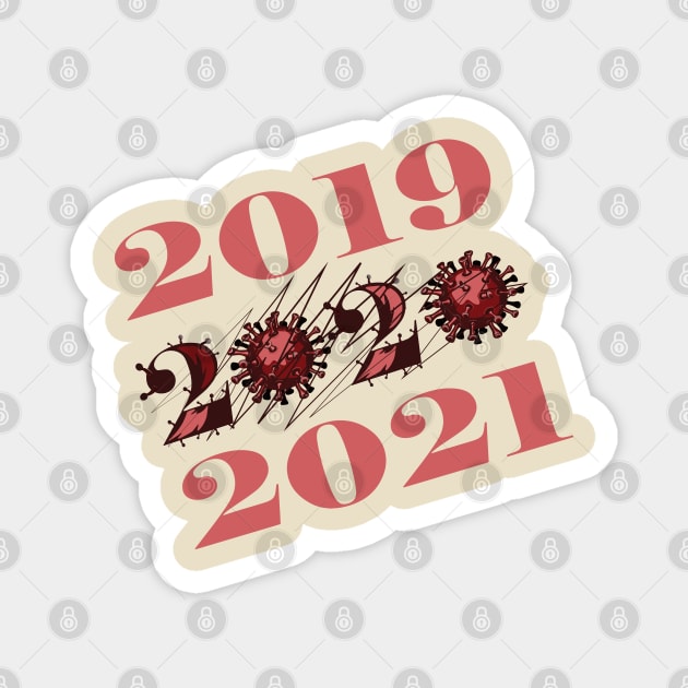 coronavirus 2020 Magnet by mutarek