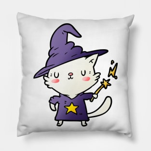 Cat Wizard Pillow