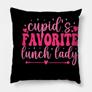 Cupids Favorite Lunch Lady Valentine Day Love Lunch Lady Premium Pillow
