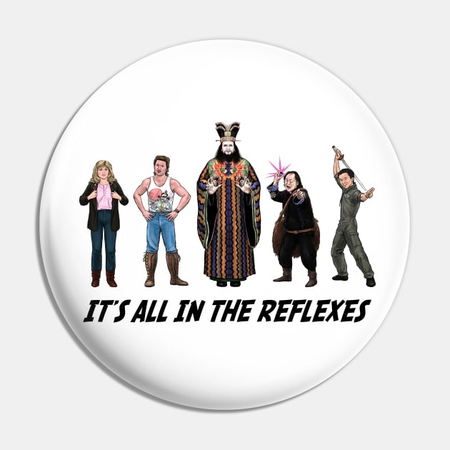 It's All In The Reflexes Pin by PreservedDragons