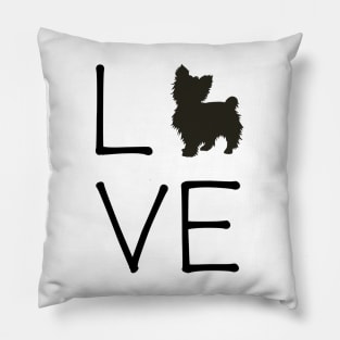 Yorkie Love Pillow