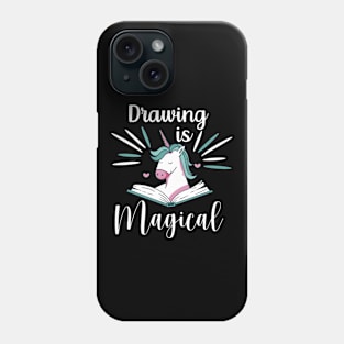 Drawing is magical Phone Case