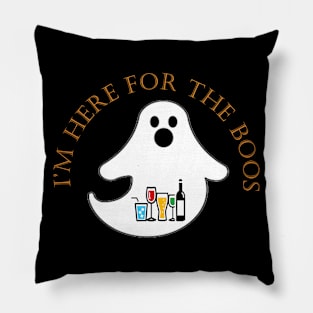 I'm here for the boos Pillow