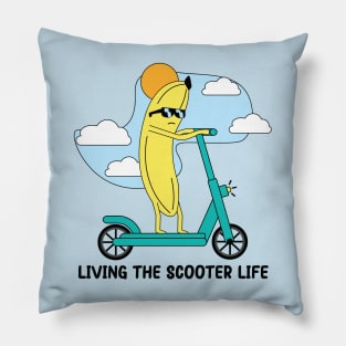 Living the Scooter life Pillow