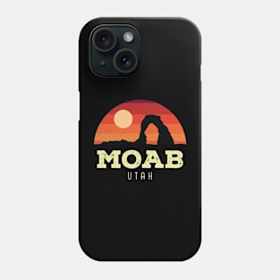 Moab Utah Arches National Park Vintage Sunset Phone Case