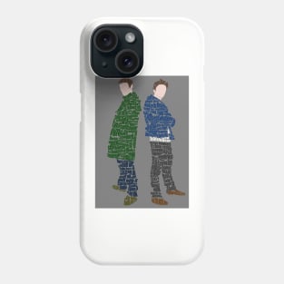 Liam Gallagher Noel Gallagher Oasis Songs Collage Phone Case