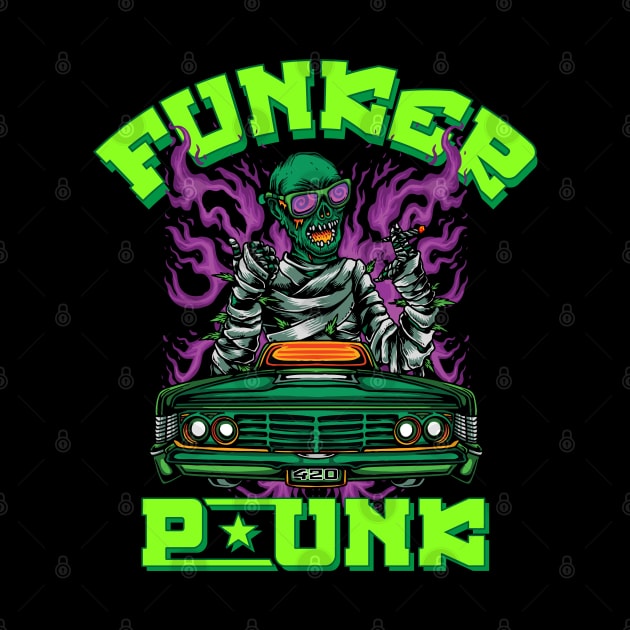 PUNK 420 Hot Rod Mummy by Fuckinuts