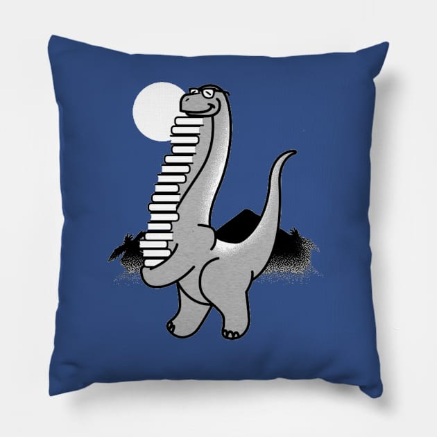 Bookosarus Pillow by joshsmith