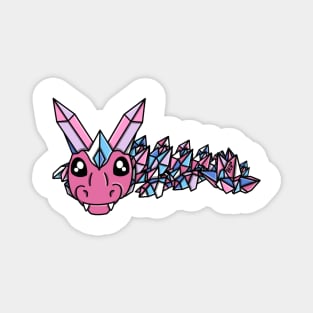 Bigender Pride Fidget Crystal Dragon Magnet