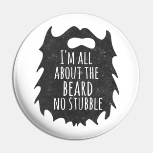 Funny beard quote, gift for beard lover Pin