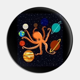 Octo Planet Pin