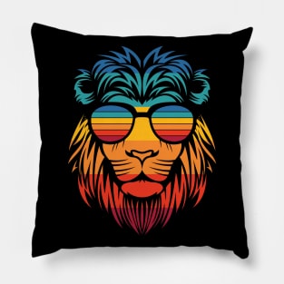 Retro Lion Pillow