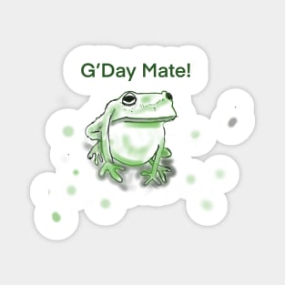 Gday mate frog Magnet