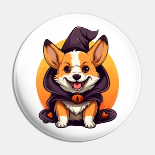 Halloween Pembroke Welsh Corgi Dog #1 Pin