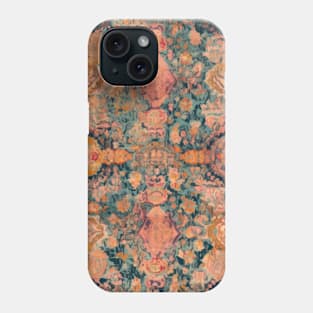 Mystical Tapestry: Vintage Indian Rug Reverie Phone Case