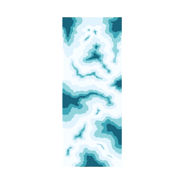 Abstract Electric Cloud/Ocean Pattern by Nathan Watkins Design