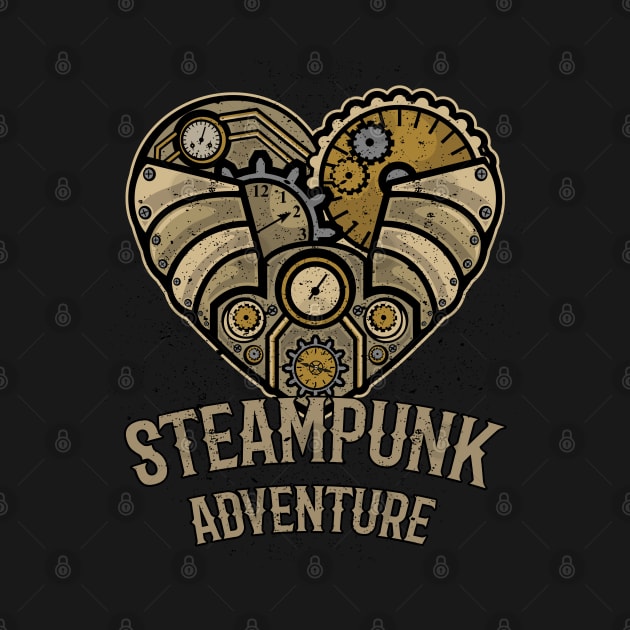 Retro Futurism - Love Heart Steampunk Adventure 1 by EDDArt