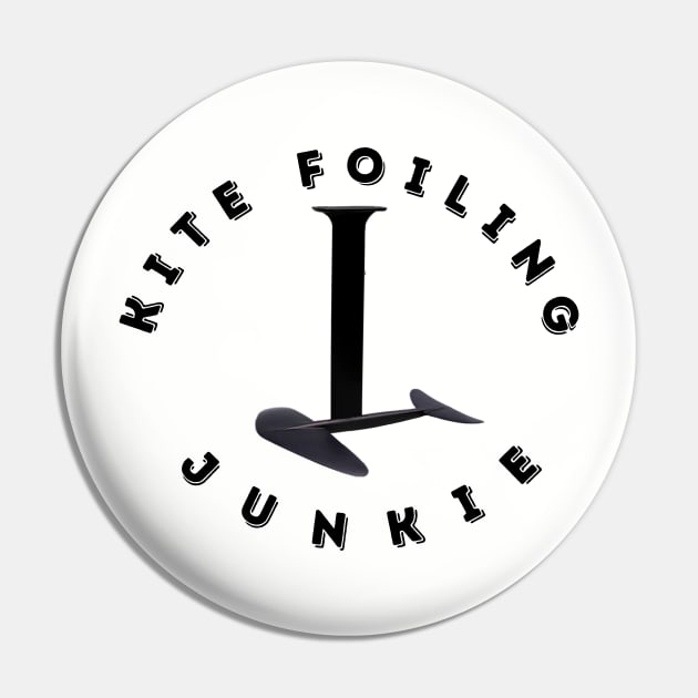 Kite Foiling Junkie Hydrofoil Pin by Hungry and Shredded